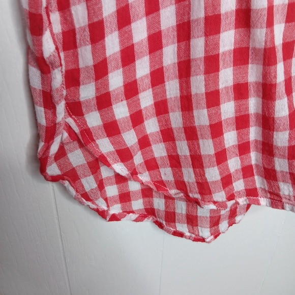 Denim & Supply Ralph Lauren RL Utility Shirt XL Red White Check Country Western - Picture 7 of 9